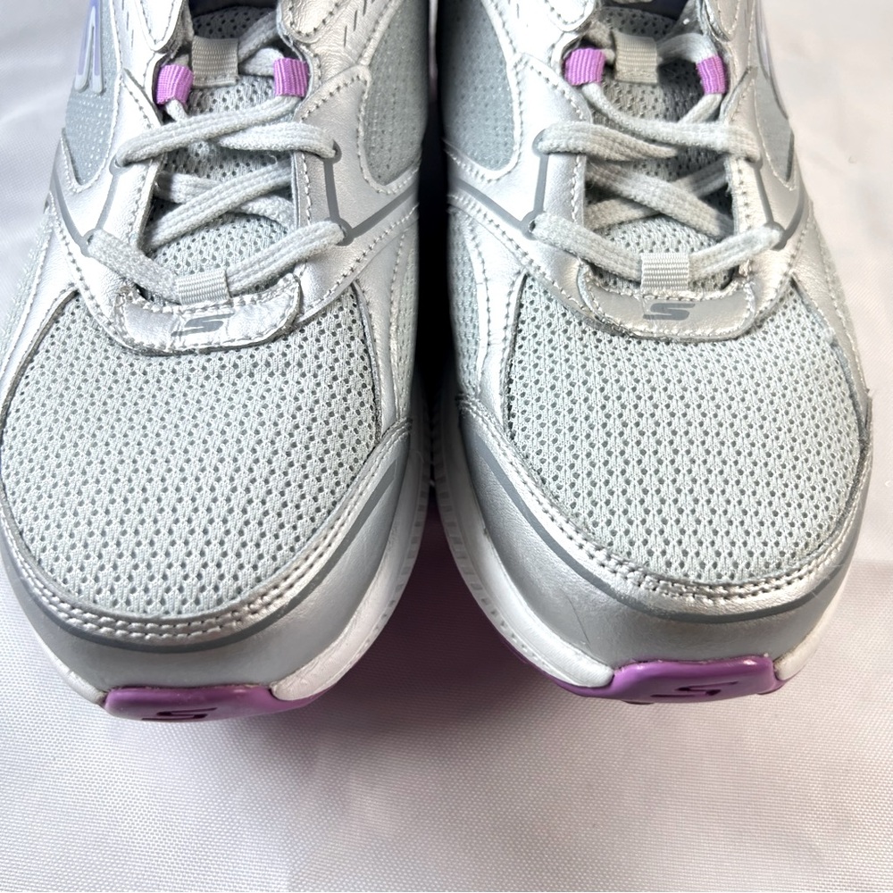 Skechers Women's Go Run Style 128281 Gray Running Shoes Sneakers Size 10 - Picture 4 of 8